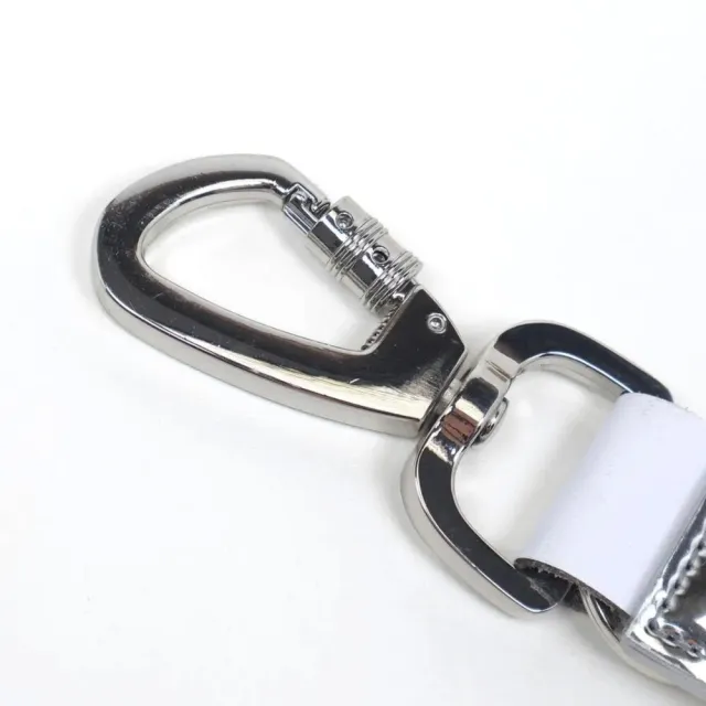 【NIKE 耐吉】Premium Key Holder Metallic Silver White 鑰匙圈 HQ6923-013