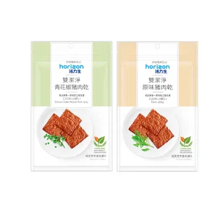 【新東陽】活力生雙潔淨豬肉乾80g(原味/青花椒)-i-mini內含8包