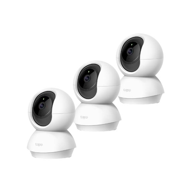 (三入組)【TP-Link】Tapo C200 1080P 200萬畫素WiFi無線旋轉網路攝影機/監視器 IP CAM