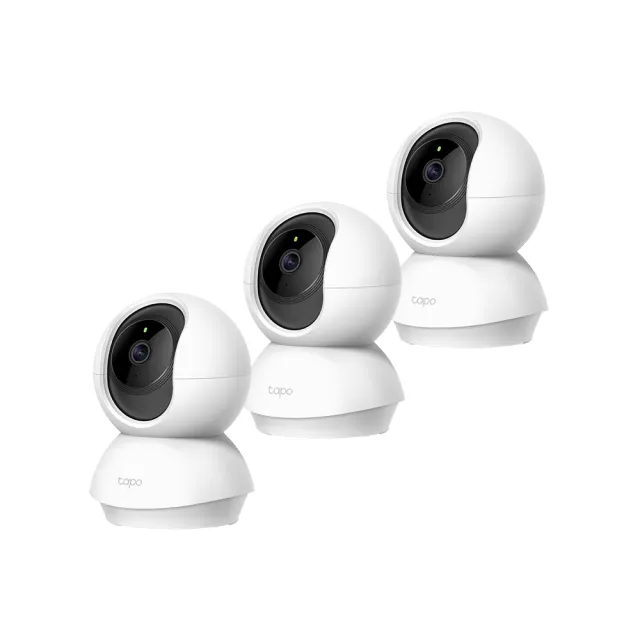 (三入組)【TP-Link】Tapo C200 1080P 200萬畫素WiFi無線旋轉網路攝影機/監視器 IP CAM