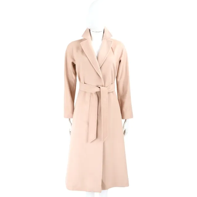【MaxMara】100%羊毛 長袍式 綁帶大衣-5款可選(義大利精品)