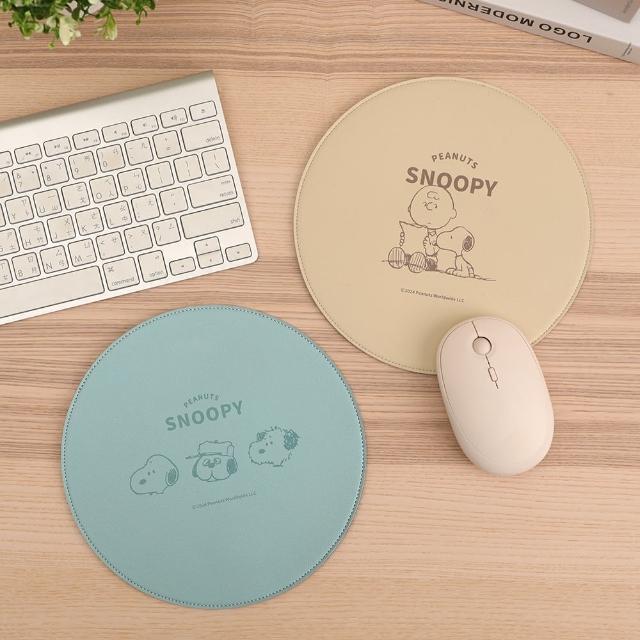 【Norns】皮革滑鼠墊(電腦滑鼠桌墊 Peanuts 史努比 SNOOPY 迪士尼 Alice 愛麗絲  )
