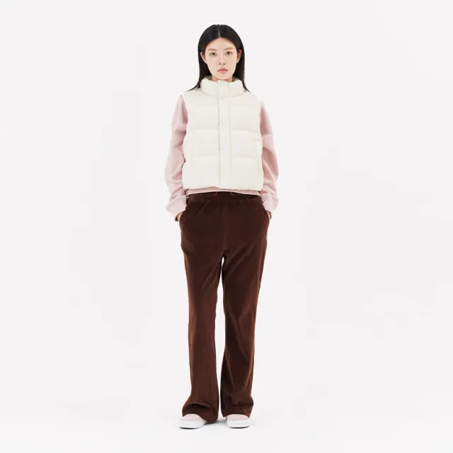 【Mark Gonzales】女裝 小天使短版羽絨背心-米白色