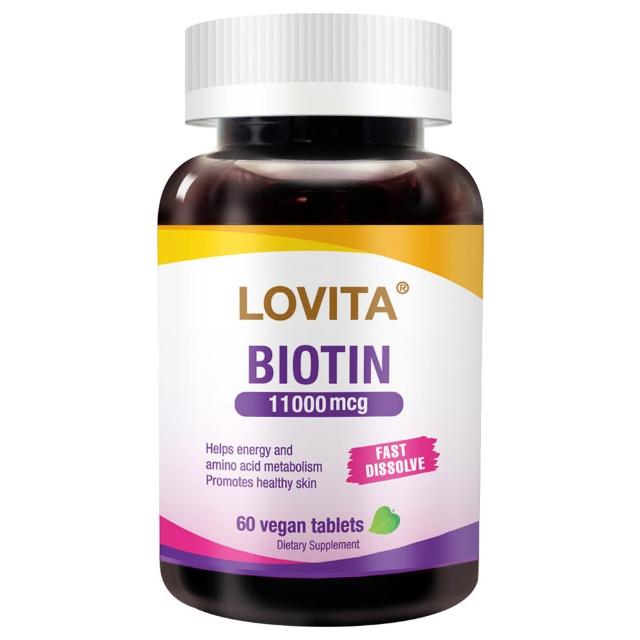 【LOVITA 愛維他】生物素 11000mcg素食(60錠)