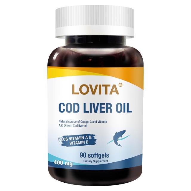 【LOVITA 愛維他】鱈魚肝油400mg膠囊(90顆)