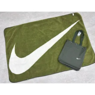 【NIKE 耐吉】Nike SWOOSH 官網限定 毯子+托特包 棉被 (造型毛毯)