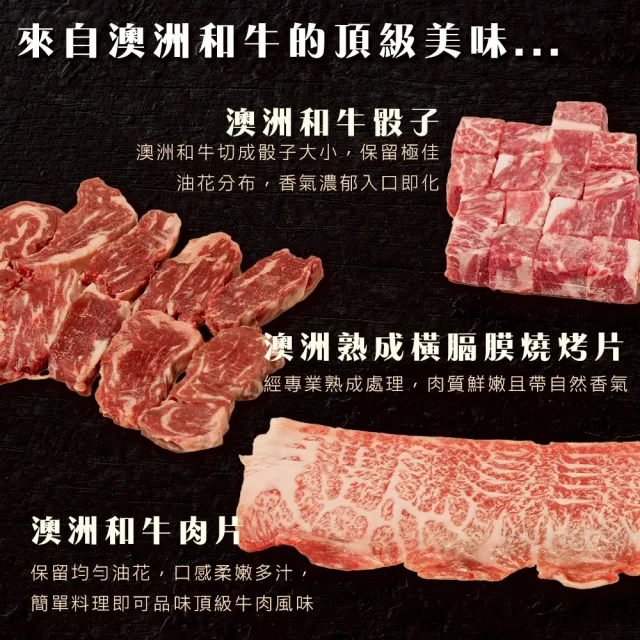 台東知本飯店-金聯世紀酒店嚴選老饕和牛6件組(頂級和牛 知名飯店御用 共850g) 中秋烤肉 露營必備