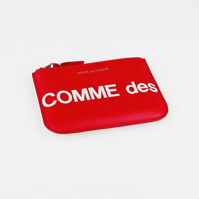 【Comme Des Garcons CDG】雙11 川久保玲拉鍊零錢包(紅)