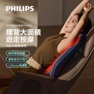 【Philips 飛利浦】背部按摩器(PPM4502DB/90)