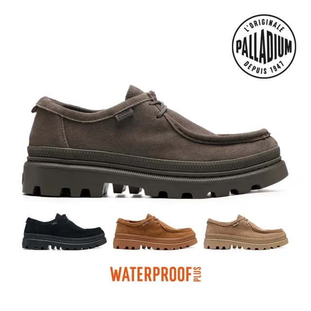【Palladium】TROOPER LOAF SDE WP+麂皮再生橘標防水鞋/休閒鞋-男鞋/女鞋-四色任選