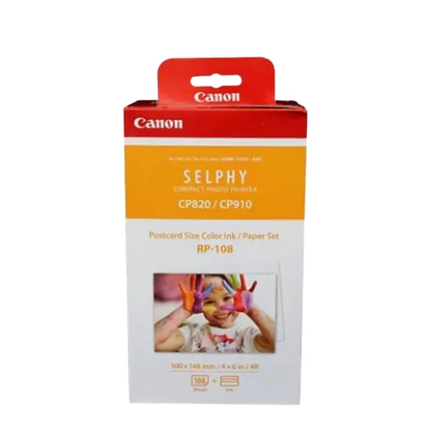 【Canon】RP-108 專用相印紙_公司貨(SELPHY CP1000/CP1300/CP910/CP820/CP1500)