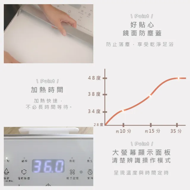 【日本AWSON歐森】全自動電動滾輪高桶泡腳機/足浴機/AFM-810(紫光殺菌/噴淋式/可拆卸滾輪)
