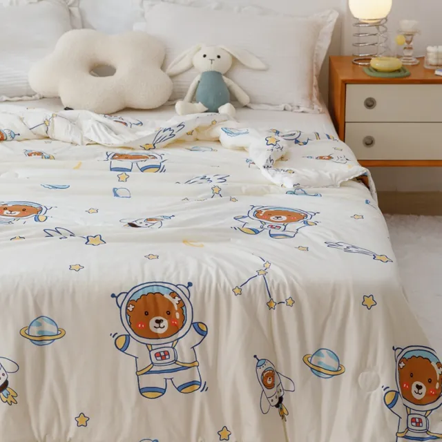 【寢聚 Sleep Club】買一送一 韓系針織棉雲朵被 四季被 棉被 涼被 多色任選(雙人被 150x200cm)