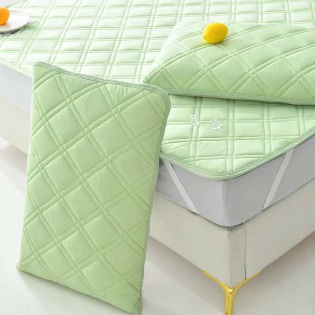 【Sleep Club】日本透氣涼感墊 涼墊 冰涼墊 涼蓆 日式床墊(單/雙/加大任選 附同款枕頭套)