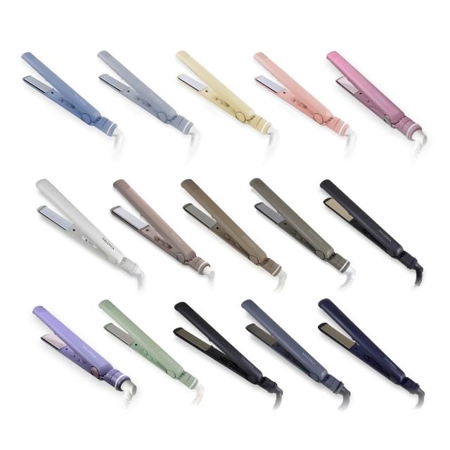 SALONIA SL-004 直髮捲髮二合一造型器,採用陶瓷塗層技術,帶來直順柔亮風格,適合所有髮質使用。有線設計、全電壓相容、一般插頭式,尺寸靈活方便攜帶。非人為因素提供1年保固,讓您安心造型,輕鬆打造專業級直髮或捲髮效果。 SALONIA SL-004