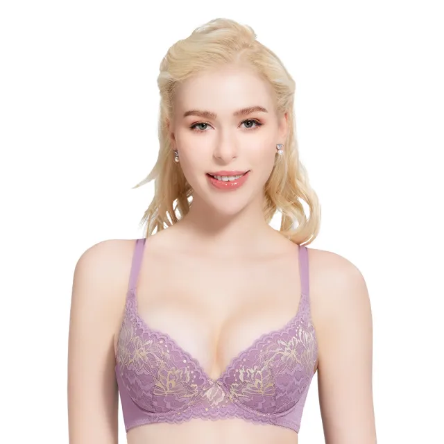 【Swear 思薇爾】買一送一2件組花芯系列A-F罩蕾絲包覆女內衣(2色各1)