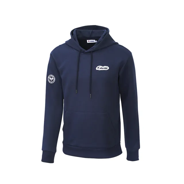 【K-SWISS】連帽長袖 TW HOODIE 2 帽T 口袋 男款 深藍色 1012497-426