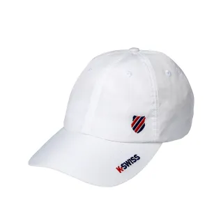 【K-SWISS】棒球帽 TWO TONE LOGO CAP 休閒 男款女款 白色 C3120-100