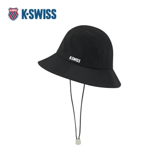 【K-SWISS】漁夫帽 CAP KC7523UFCA51 防曬 戶外休閒 男款女款 黑色 C3533-008