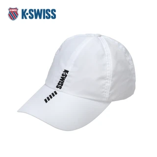 【K-SWISS】排汗運動帽23FW PERFORMANCECAP1 輕量跑帽 男帽女帽白色 C3302-100-1SZ