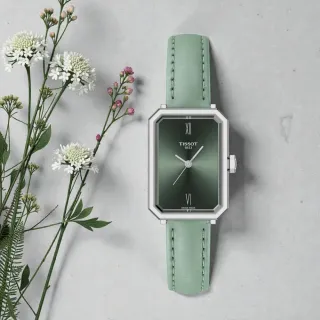 【TISSOT 天梭】官方授權  SRV系列 復古簡約方型腕錶  女錶  手錶 情人節 禮物 - T1601101609300