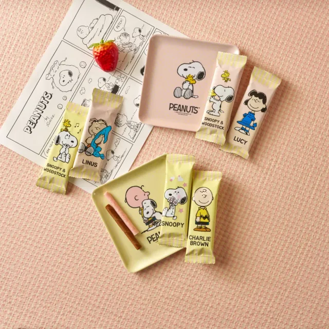 【SNOOPY 史努比】迷你雙享捲心酥禮盒240gX2盒(送禮推薦)