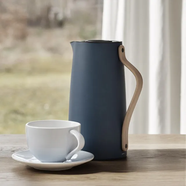 【Stelton】丹麥 Stelton Emma 真空保溫壺 茶壺1L/咖啡壺1.2L/兩款任選(北歐 茶壺 咖啡壺 保溫壺)