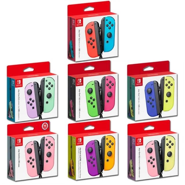 【Nintendo 任天堂】Switch Joy-Con 原廠控制器(贈類比套)