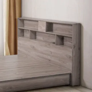 【久澤木柞】DA-6尺雙人加大迪克日式床頭片 灰橡色/橡木紋色(運費另計)