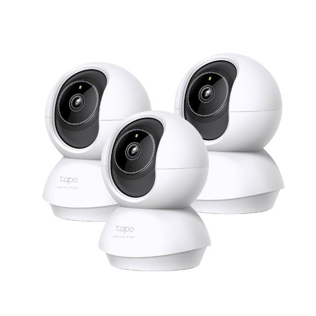 (三入組)【TP-Link】Tapo C230 3K 500萬畫素 AI智慧追蹤 360°旋轉式 無線網路攝影機 IP CAM(嬰兒哭聲偵測)
