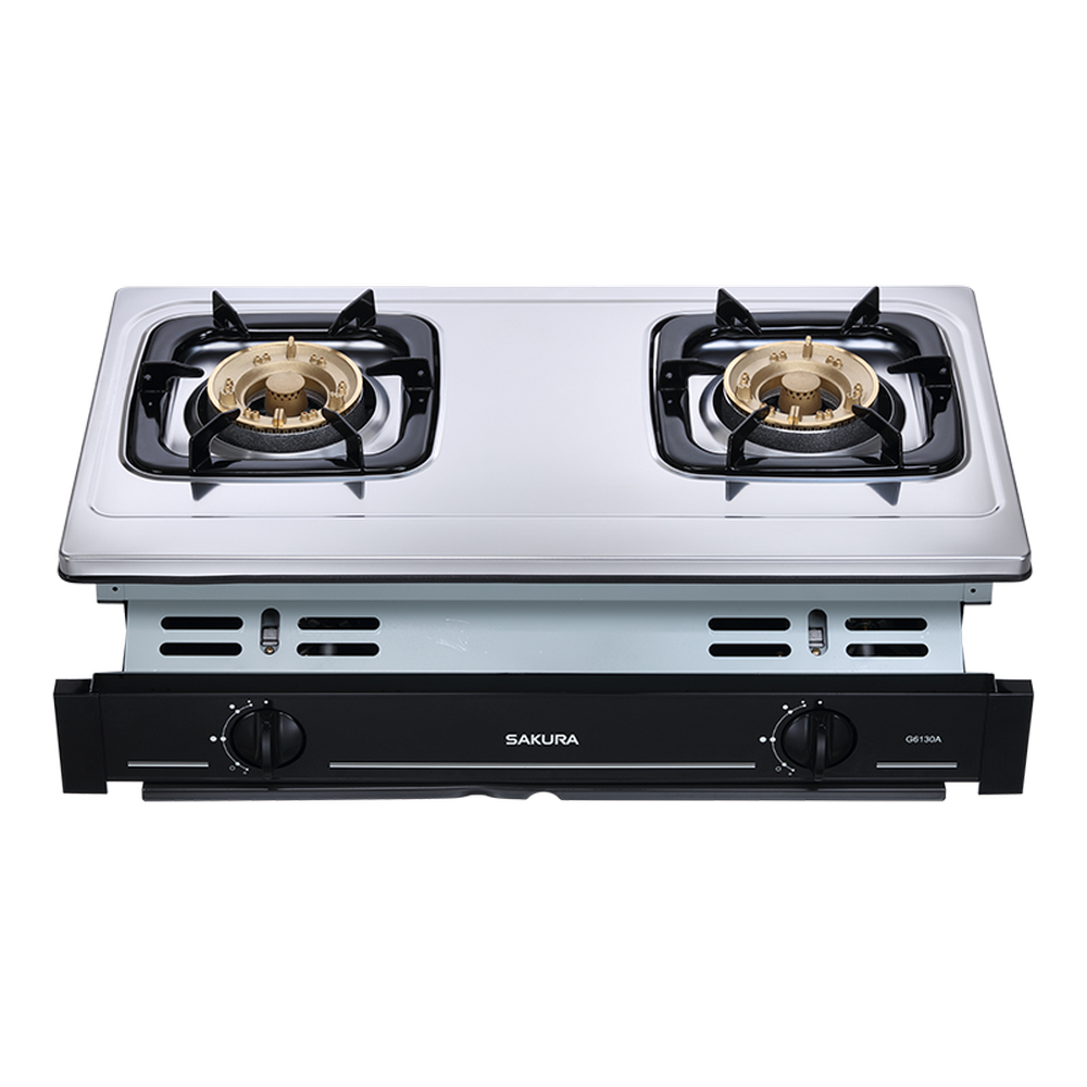【SAKURA 櫻花】二口安全爐_崁入爐(G6130A原廠保固原廠基本安裝)
