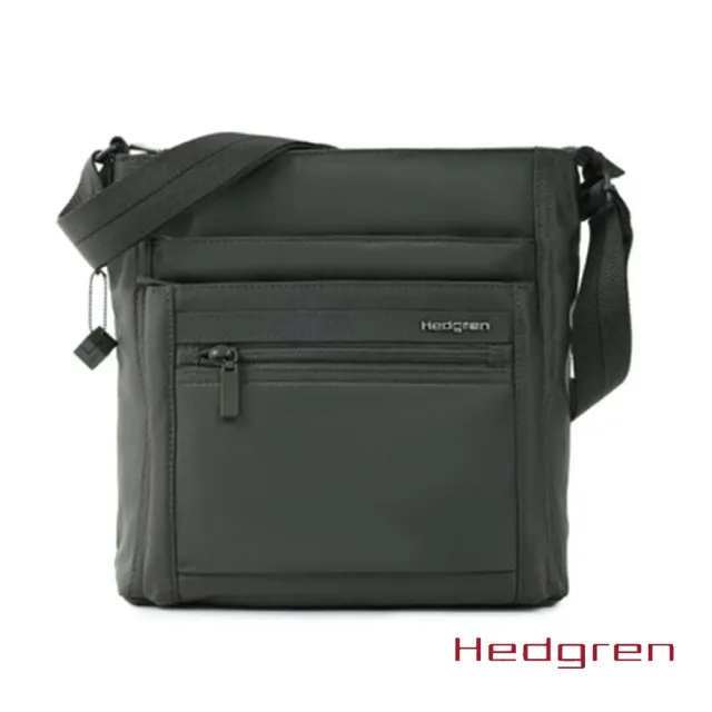 【Hedgren】雙11 INNER CITY系列 HIC370 ORVA款式 RFID防盜 四層收納 方形側背包(黑色/墨綠/灰棕