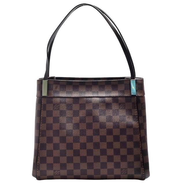 LV LOUIS VUITTON路易威登 N41215 經典棋盤格 Damier Ebene 塗層帆布牛皮肩背 / 手提包 LV N41215經典棋盤格Damier Ebene塗層帆布牛皮肩背/手提包,咖啡色設計,標誌性的Damier圖案,適合日常休閒或正式場合搭配。包內設有實用的貼袋,方便存放小物,結帳85折再享0利率。