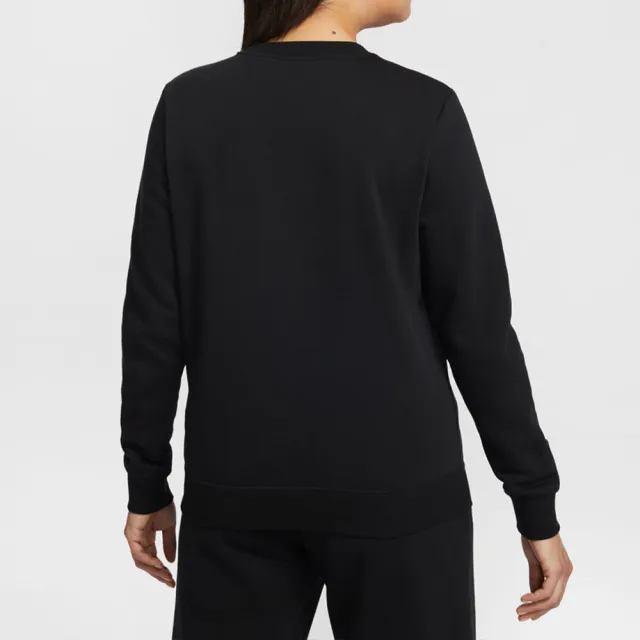 【NIKE 耐吉】As W Nsw Club Flc Std Gx Crew 女款 黑色 運動 休閒 長袖 IF0225-010