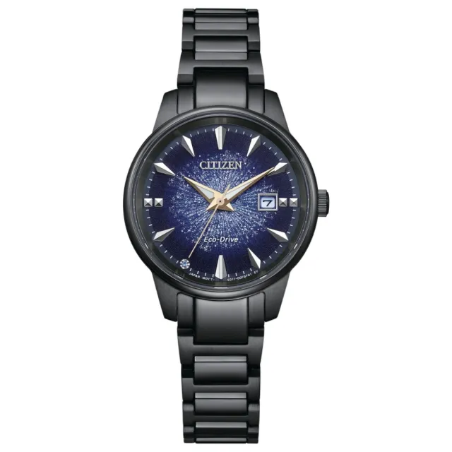 CITIZEN 星辰】PAIR 銀河宙光限定款光動能情侶對錶(BM7595-89M