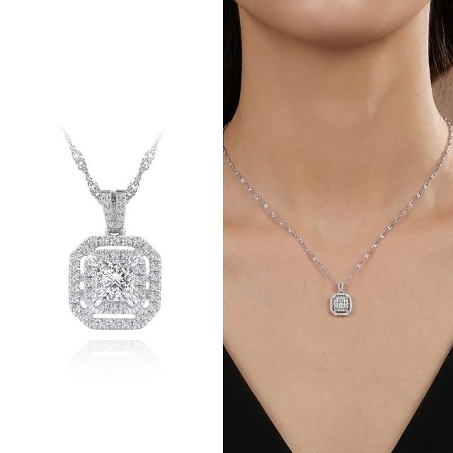 【AURORA 歐羅拉】GIA 50分F color天然真鑽鉑金PT950鑽墜  堅定