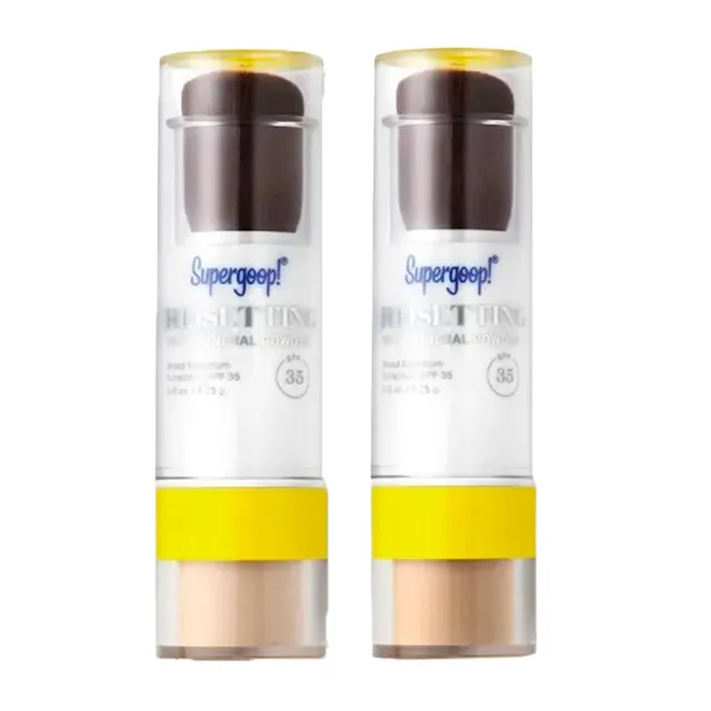 【Supergoop】柔焦控油礦物防曬蜜粉 4.25g - 透明色/淺色 - 任選(公司貨)