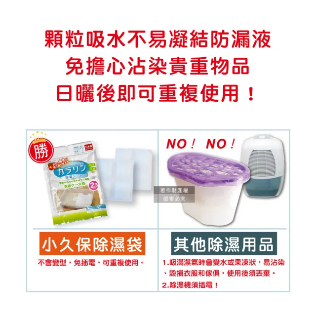 【KOKUBO】日本小久保-可重複使用居家空間消臭除濕袋1新袋(衣櫥鞋櫃脫臭防潮乾燥劑抽屜收納箱坐墊棉被寢具