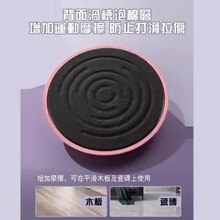 【Michael Fitness 麥克健身】健身滑行盤 2入 健身盤 滑行盤 腿部訓練器 滑行墊 平衡訓練 運動滑盤