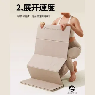 【Michael Fitness 麥克健身】POE摺疊瑜珈墊 瑜珈墊加厚 摺疊瑜珈墊 加大瑜珈墊 瑜伽墊