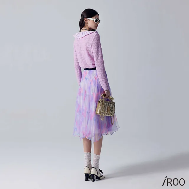 【iROO】絢麗五彩烏干裙