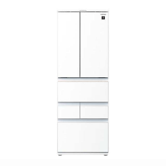 【SHARP 夏普】504L一級能效自動除菌離子變頻AIoT智慧冰箱 水漾白(SJ-GK51AT-W)