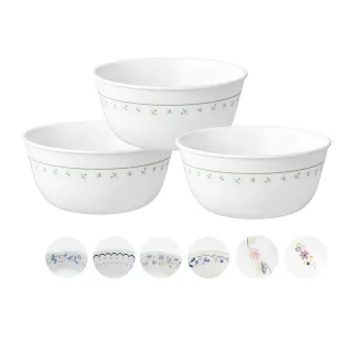 【CorelleBrands 康寧餐具】三入 900cc拉麵碗(多款任選)