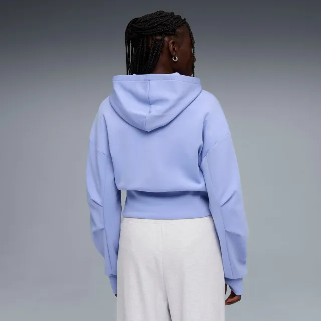 【PUMA】外套 女 運動連帽外套 歐規 PUMATECH DRYCELL 淡紫 63457160