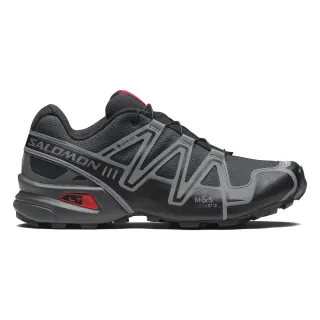【salomon】SPEEDCROSS 3 GORE-TEX 運動鞋 黑/瀝灰/火花紅
