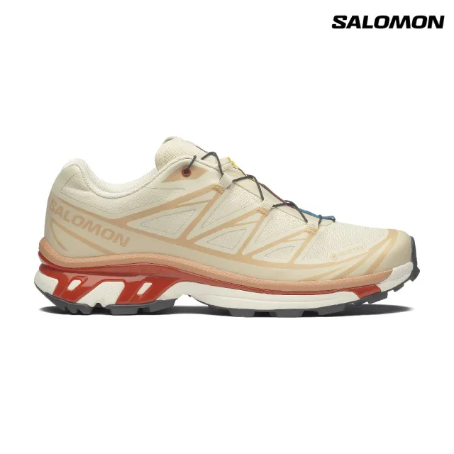 【salomon】XT-6 GORE-TEX 運動鞋 杏仁奶/淺灰/煅赭石