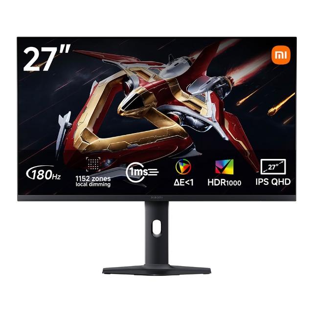 【小米】官方旗艦館 Mini LED 電競螢幕 G Pro 27Qi 2026(27型/QHD/IPS/180Hz/1ms)