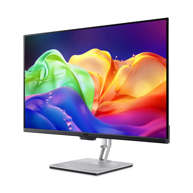 【Acer 宏碁】PE320QK X 32型專業繪圖AI電競螢幕(Procreator/4K/16:9/240Hz/ HDR 400/0.01ms/QD-OLED)