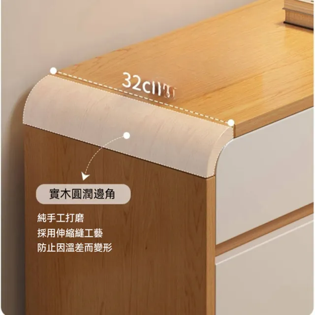 【Quality 聚家】原木風大容量鞋櫃 120cm長 開放收納門廳簡約儲物櫃   靜音鉸鏈/層板可拆/大容量