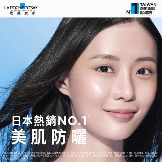 【理膚寶水】全護清透亮顏防曬隔離乳 UVA PRO 30ml 年度限定組H(新瑰蜜霜)